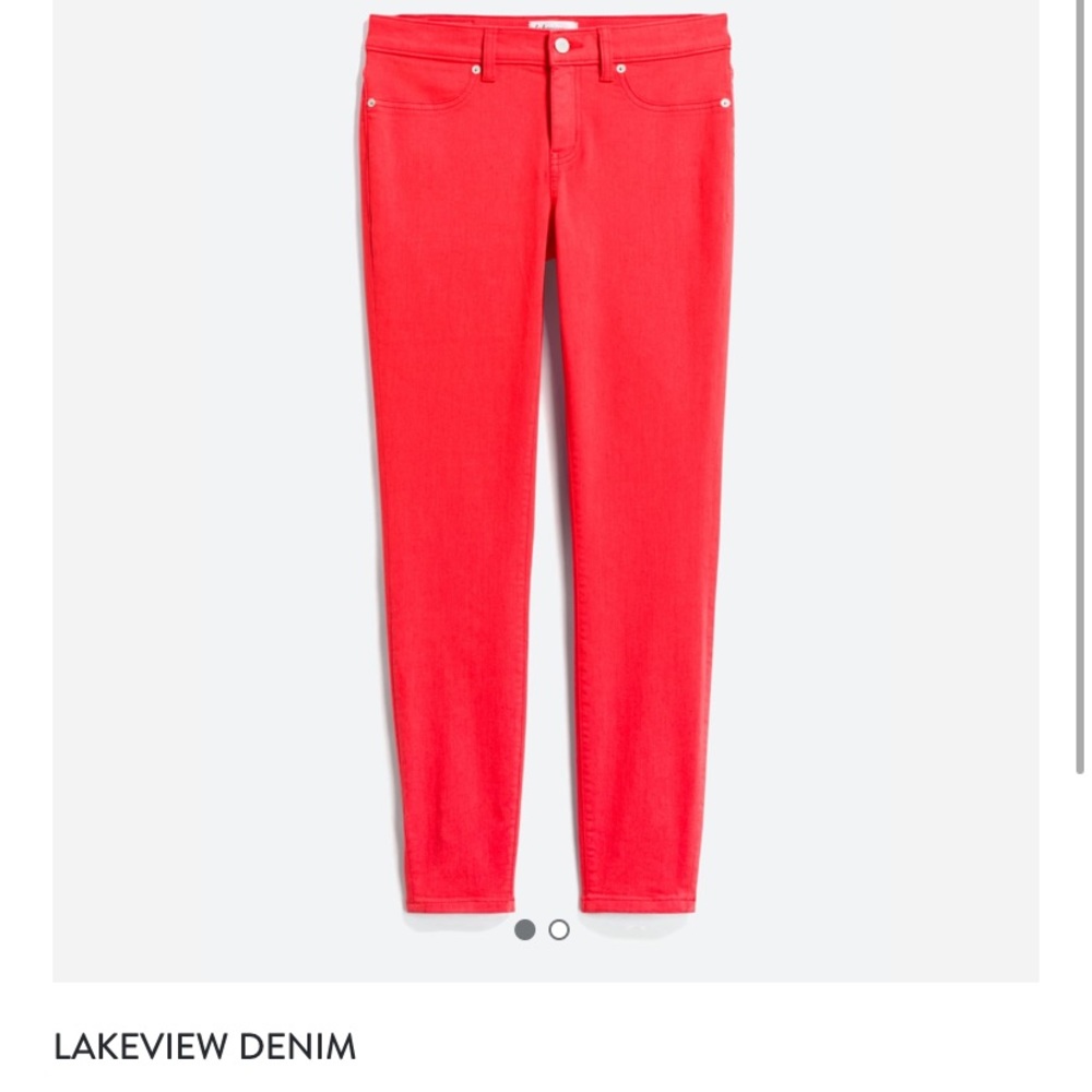 Lakeview Denim - Alex Colored Skinny Jean - Coral